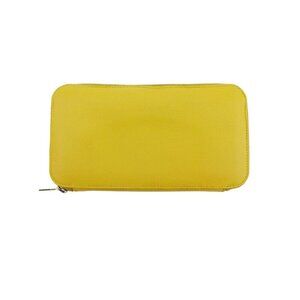 Valextra Purse Yellow Gold Women Authentic secondhand